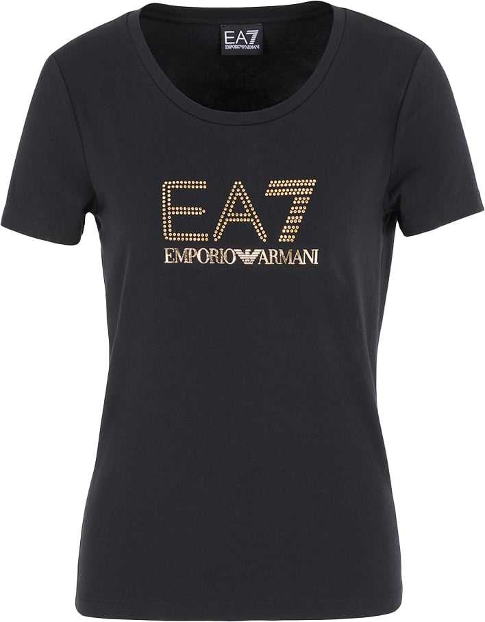 EA7 T-Shirts And Polos Black Zwart