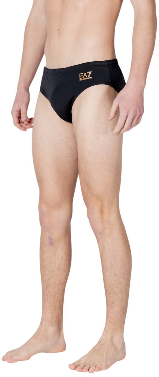 Ea7 Men Swimwear Zwart