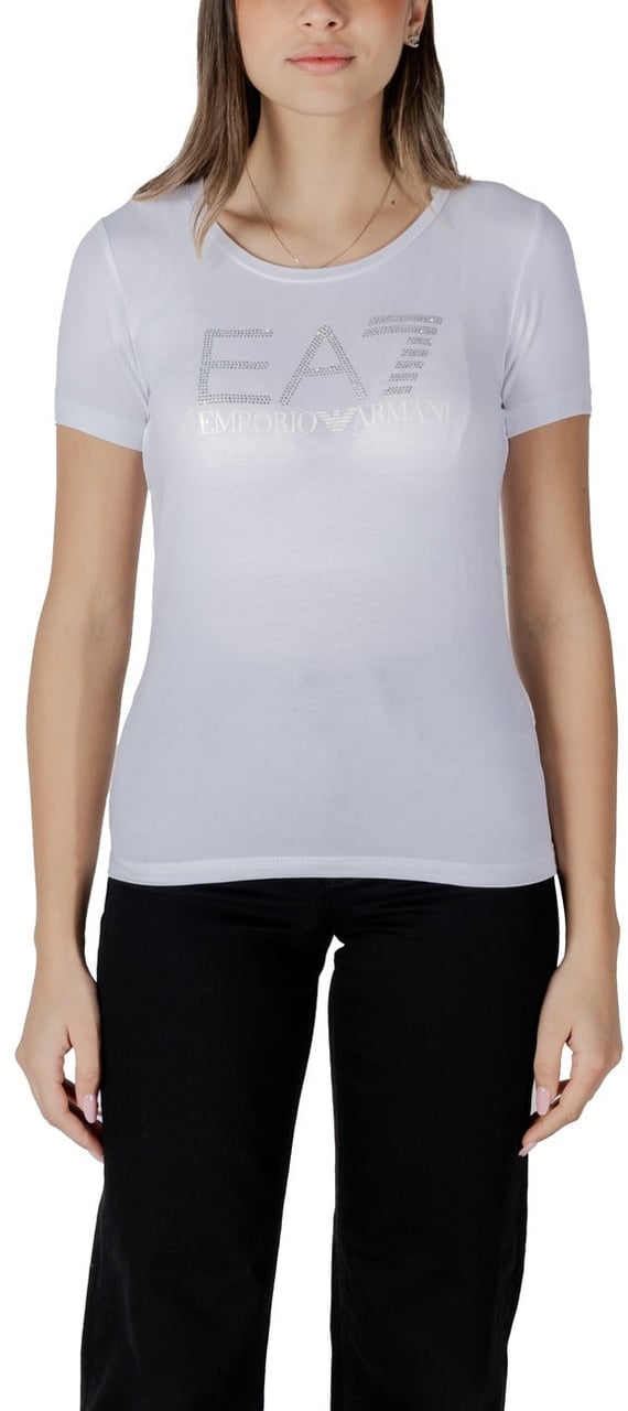 Ea7 Women T-Shirt Zwart
