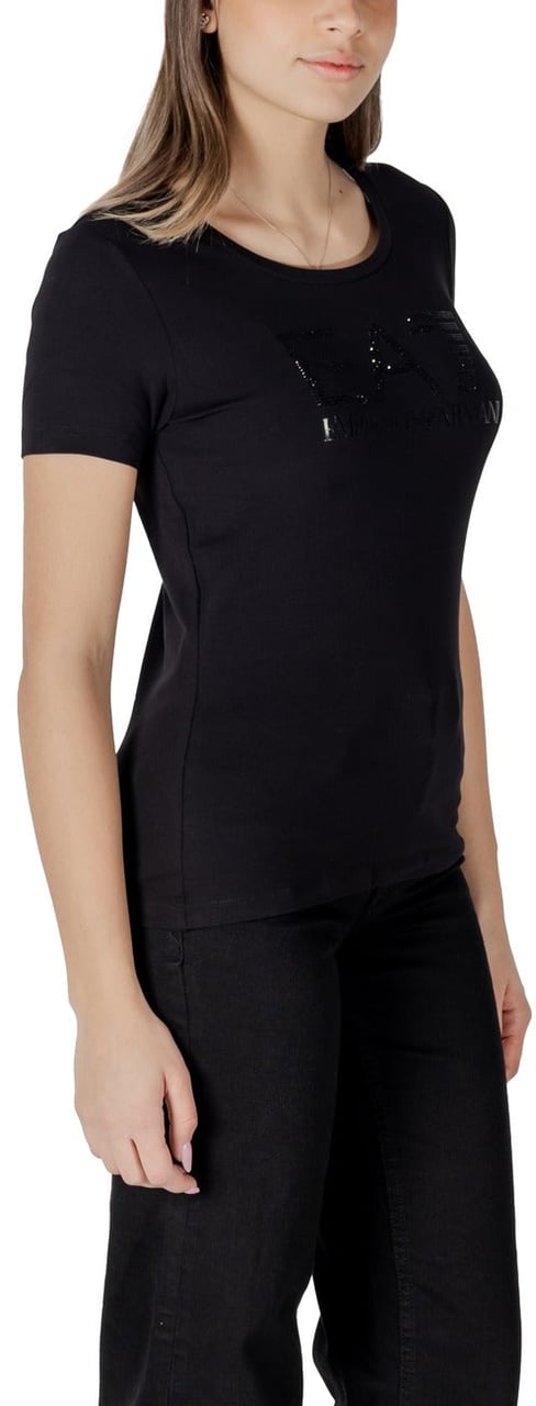Ea7 Women T-Shirt Zwart