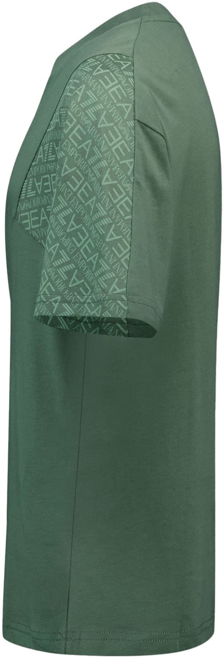 EA7 Kinder Jongens T-Shirt In Army Groen