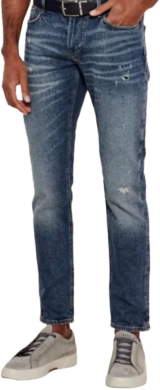 EA7 Emporio Armani Dark Blue Jeans Slim Fit Grijs