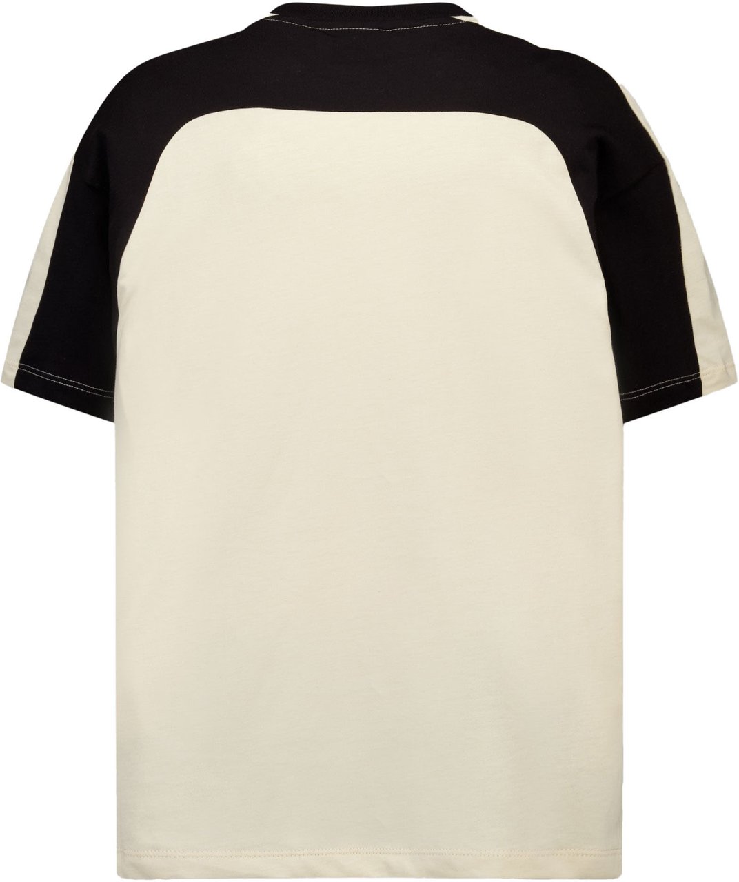 EA7 Kinder Jongens T-Shirt In Off White Wit