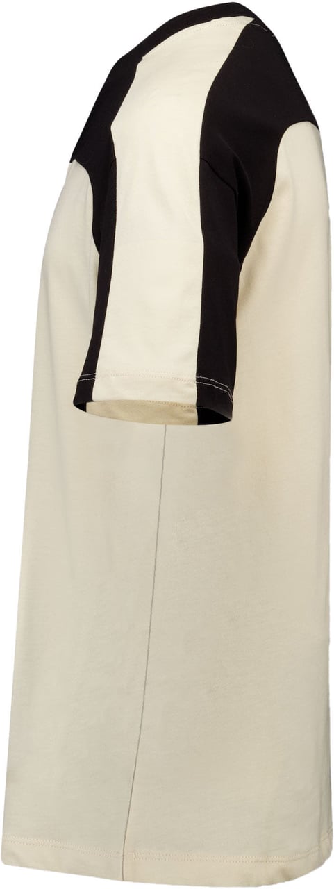 EA7 Kinder Jongens T-Shirt In Off White Wit