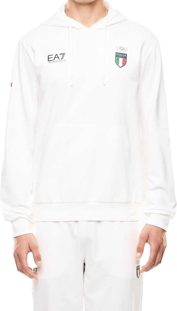 EA7 Capsul Olimpiadi Milano-cortina 2026  Sweatshirt Ea7 By Emporio Armani Wit