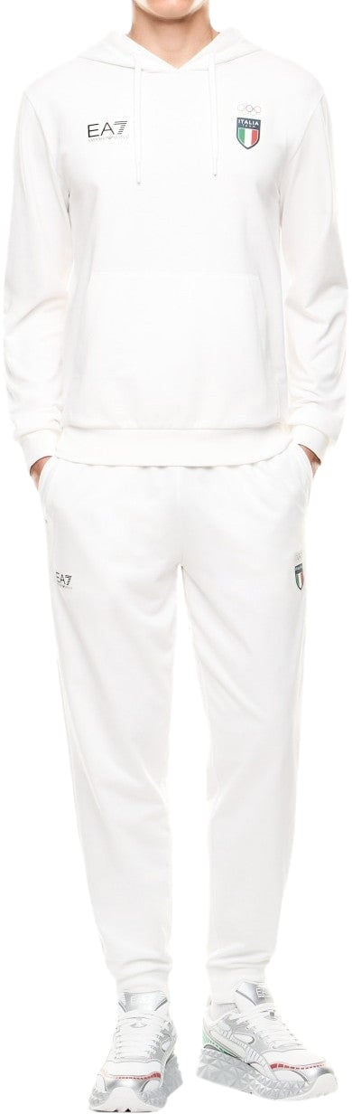 EA7 Capsul Olimpiadi Milano-cortina 2026  Sweatshirt Ea7 By Emporio Armani Wit