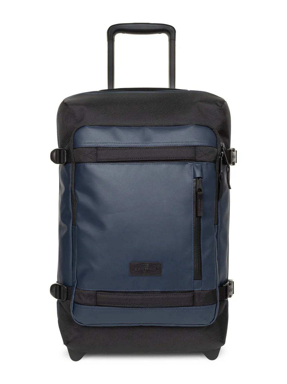 EASTPAK Navy Blue Suitcase with Telescopic Handle Zwart