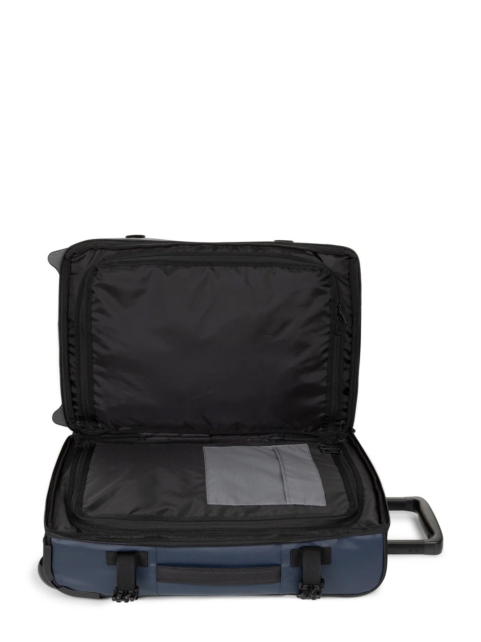 EASTPAK Navy Blue Suitcase with Telescopic Handle Zwart