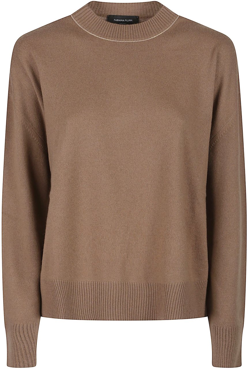 Fabiana Filippi Sweater Brown Bruin