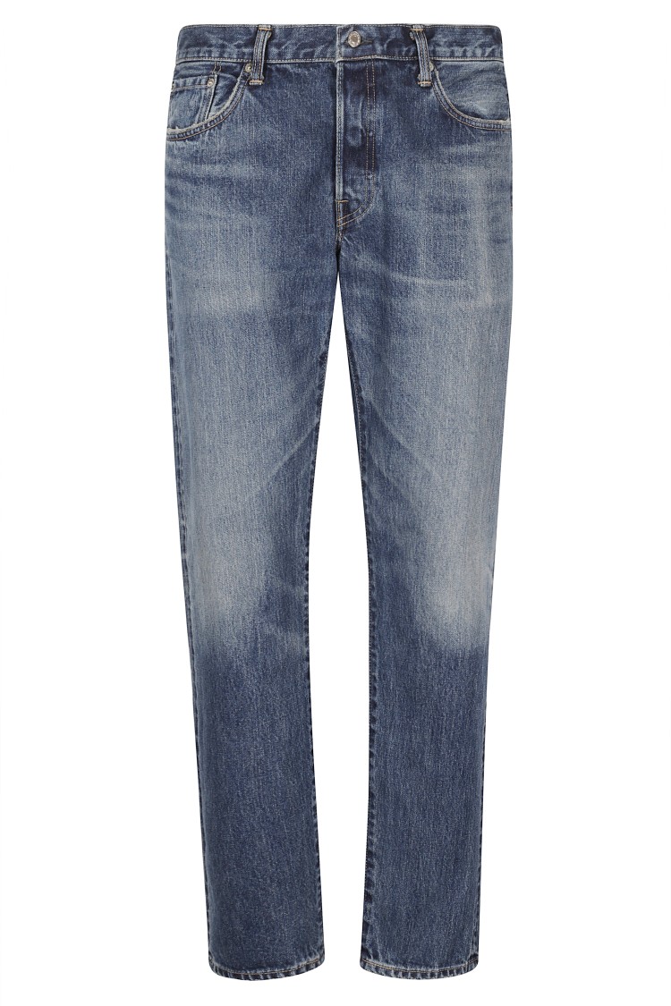 EDWIN Tapered Leg Jeans Blauw