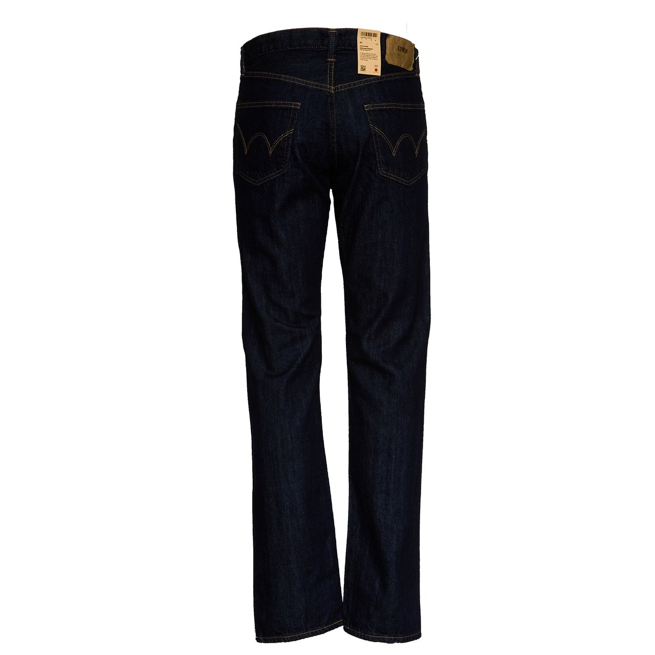 EDWIN Regular Straight Japan Denim Jeans Zwart
