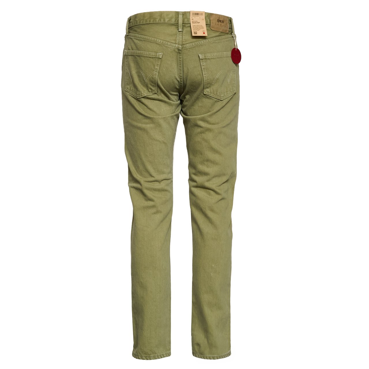 EDWIN Kurabo Natural Tapered Denim Jeans Groen