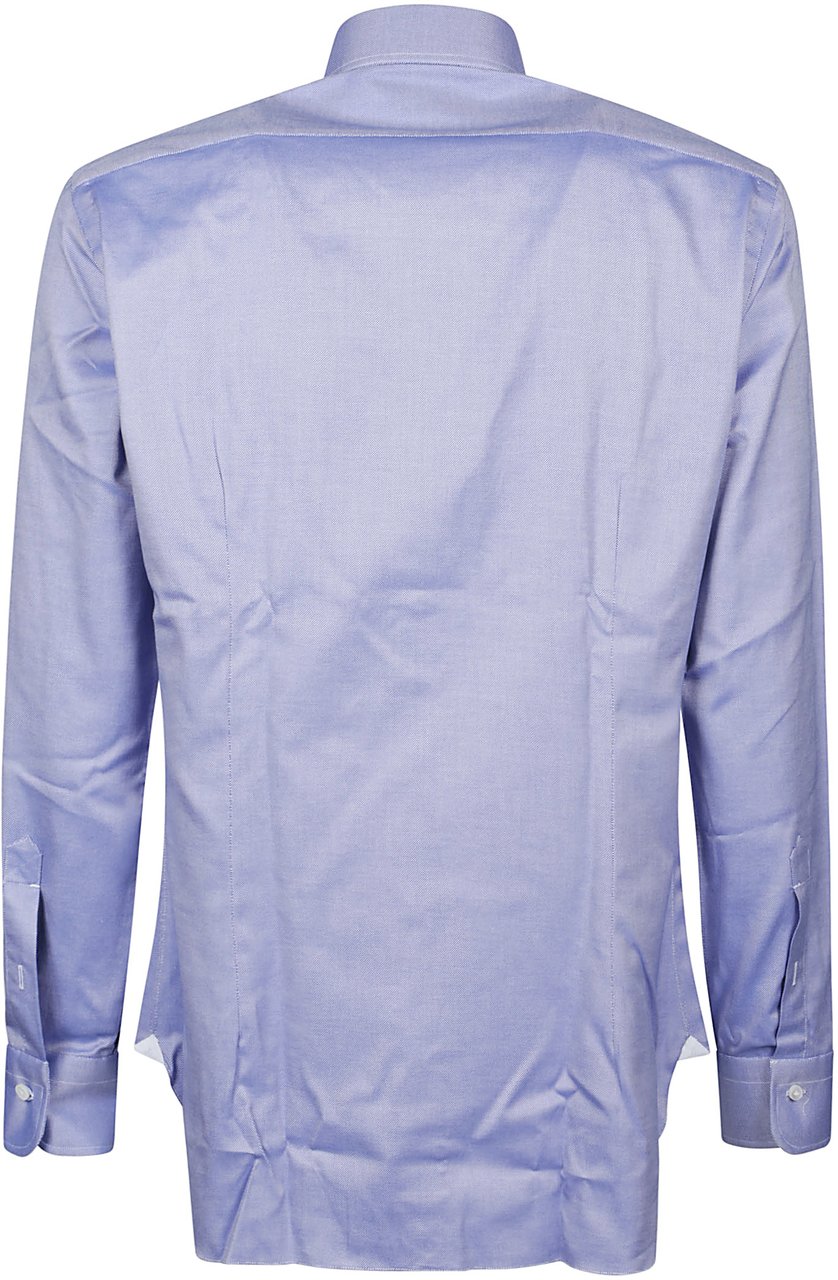 Barba Napoli Long Sleeve Neck Shirt White Wit