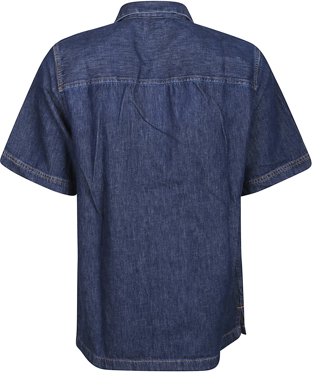 Diesel D-paroshort Short Sleeve Shirt Blue Blauw