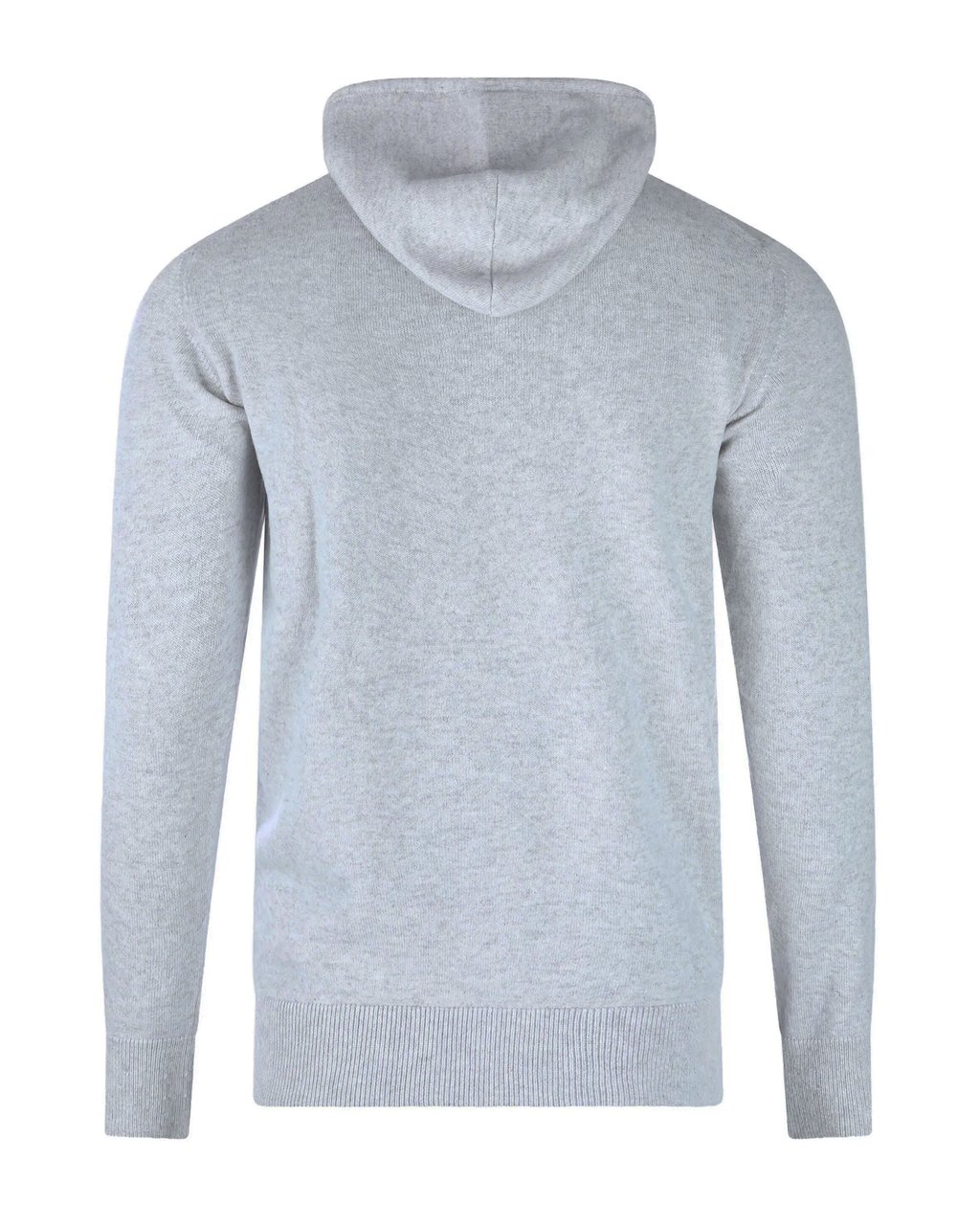 Eleventy Cashmere Full-Zip Hoodie with Suede Drawstring Accents Wit