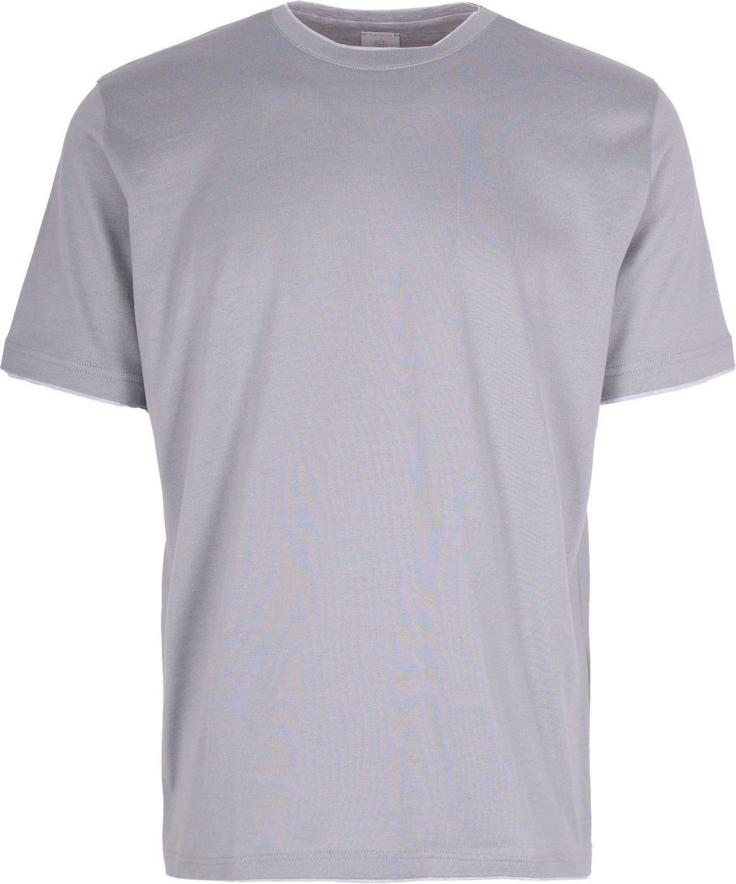 Eleventy Contrast Trim Crewneck T-Shirt Wit