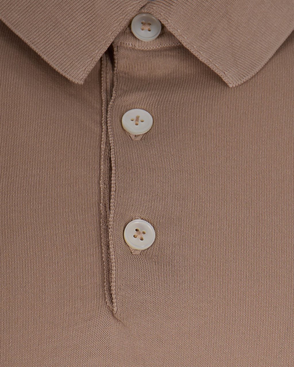 Eleventy Regular Fit Polo Shirt in Soft Jersey Cotton Neutraal