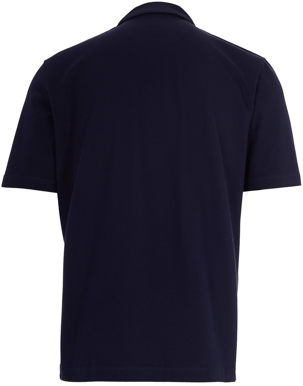 Eleventy Blue Half Sleeve Polo Zwart
