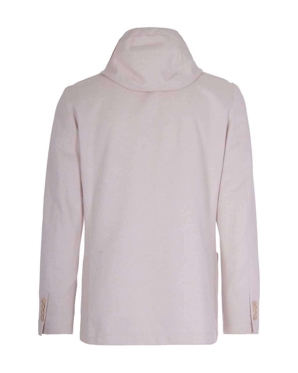 Eleventy Sand Hooded Jacket Wit