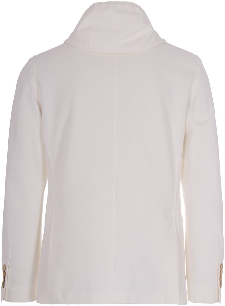 Eleventy Adjustable Hooded Casual Jacket with Internal Placket Wit
