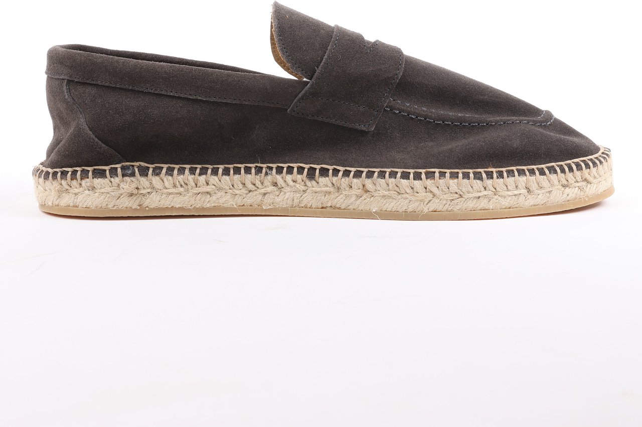 Eleventy ELEVENTY Suede Espadrilles in Brown, Side 44 EU KEEP Bruin