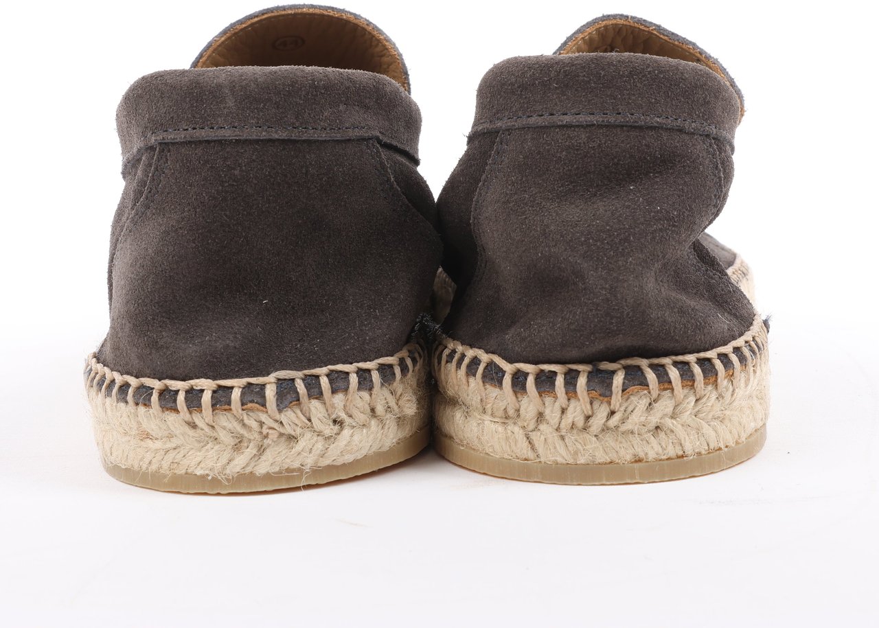 Eleventy ELEVENTY Suede Espadrilles in Brown, Side 44 EU KEEP Bruin