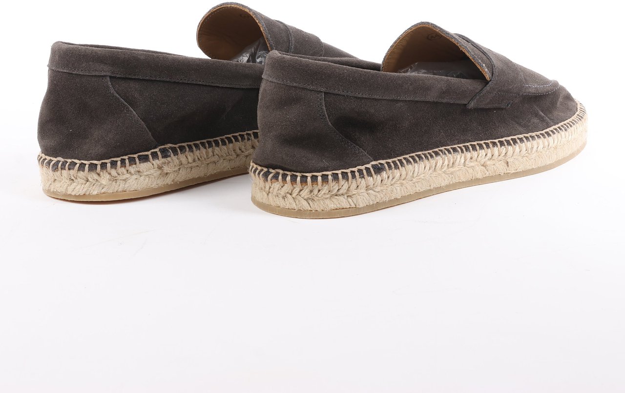 Eleventy ELEVENTY Suede Espadrilles in Brown, Side 44 EU KEEP Bruin