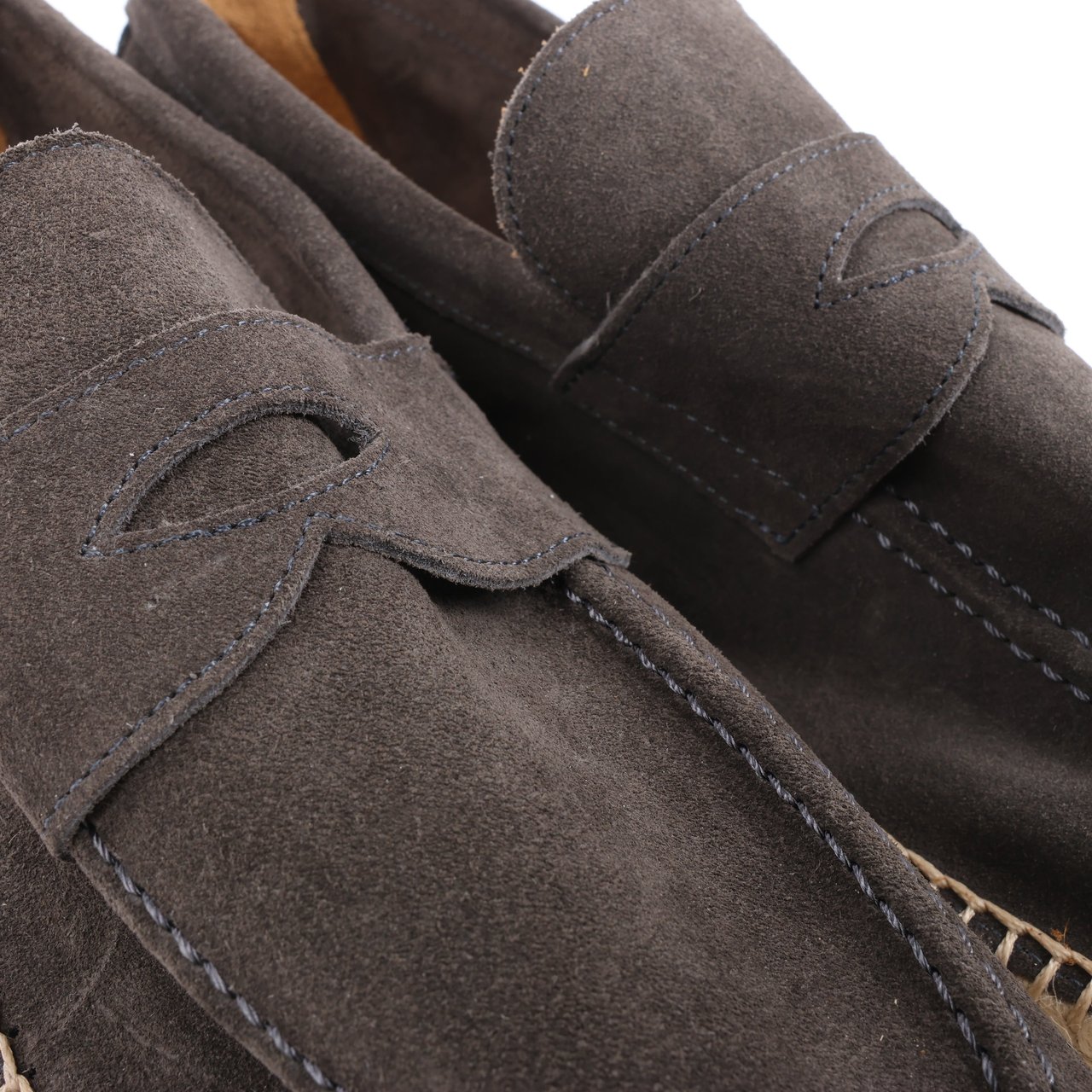 Eleventy ELEVENTY Suede Espadrilles in Brown, Side 44 EU KEEP Bruin