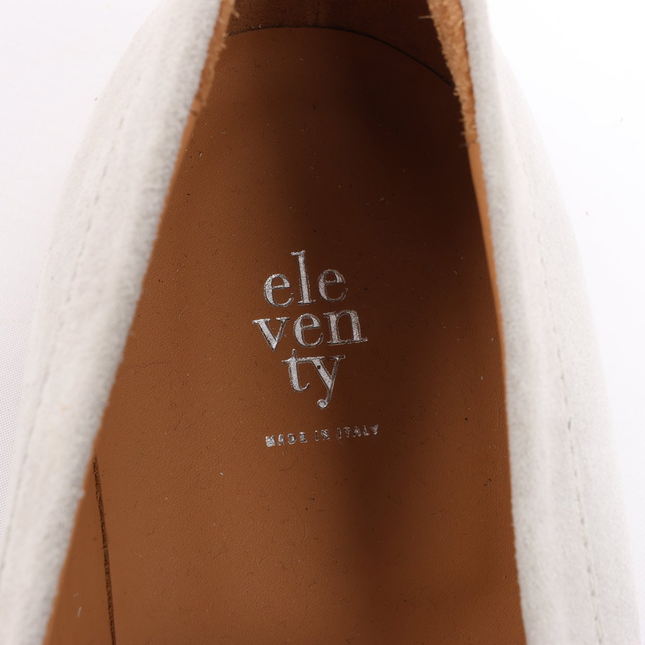 Eleventy ELEVENTY Suede Loafers in Light Gray, Side 44 EU Grijs