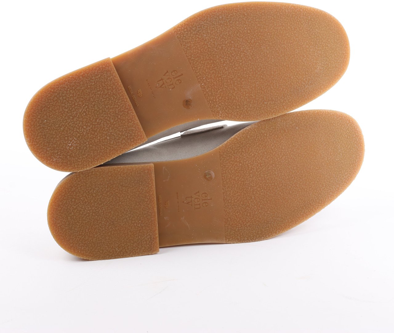 Eleventy ELEVENTY Suede Loafers in Light Gray, Side 44 EU Grijs