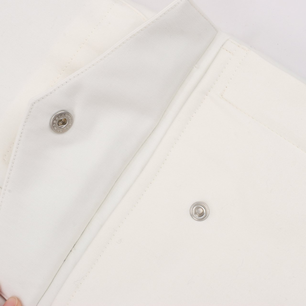 Eleventy Eleventy White Quilted Down Jacket, Size 48 Wit