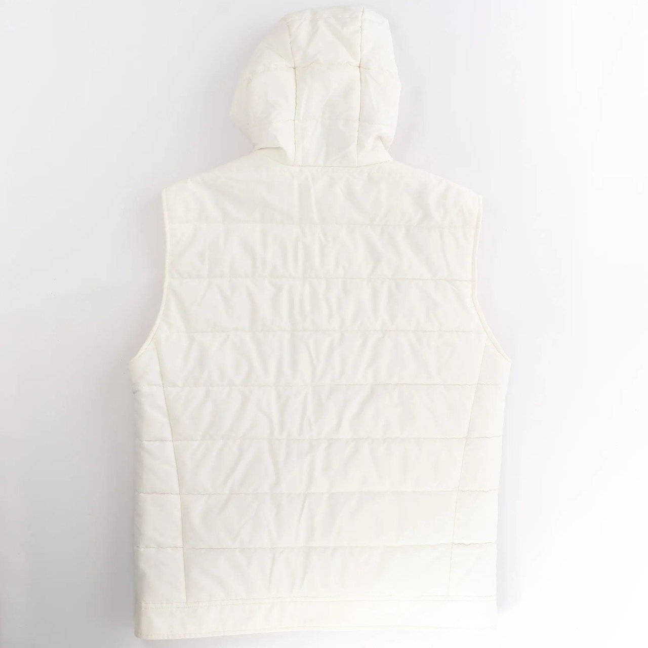 Eleventy Eleventy Hooded Wool Vest in Beige, Size 50 IT Beige