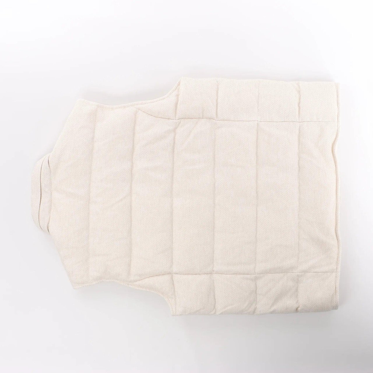 Eleventy Eleventy Linen x Cotton Vest in Beige, Size 50 IT Beige