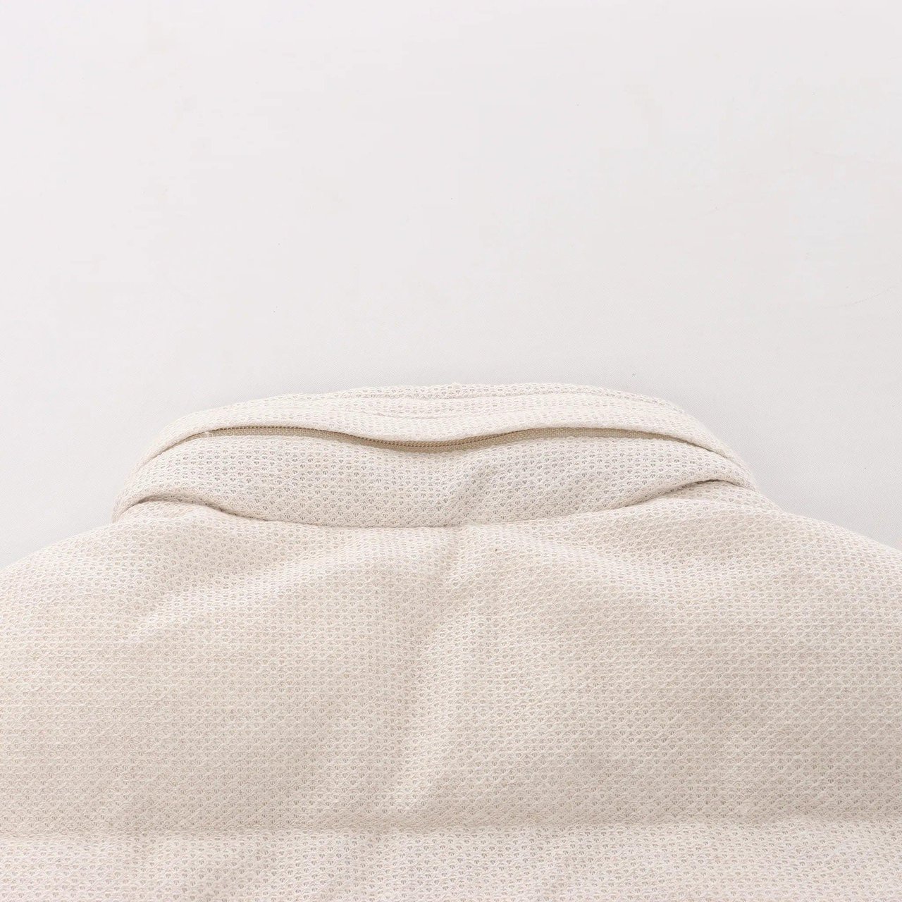 Eleventy Eleventy Linen x Cotton Vest in Beige, Size 50 IT Beige