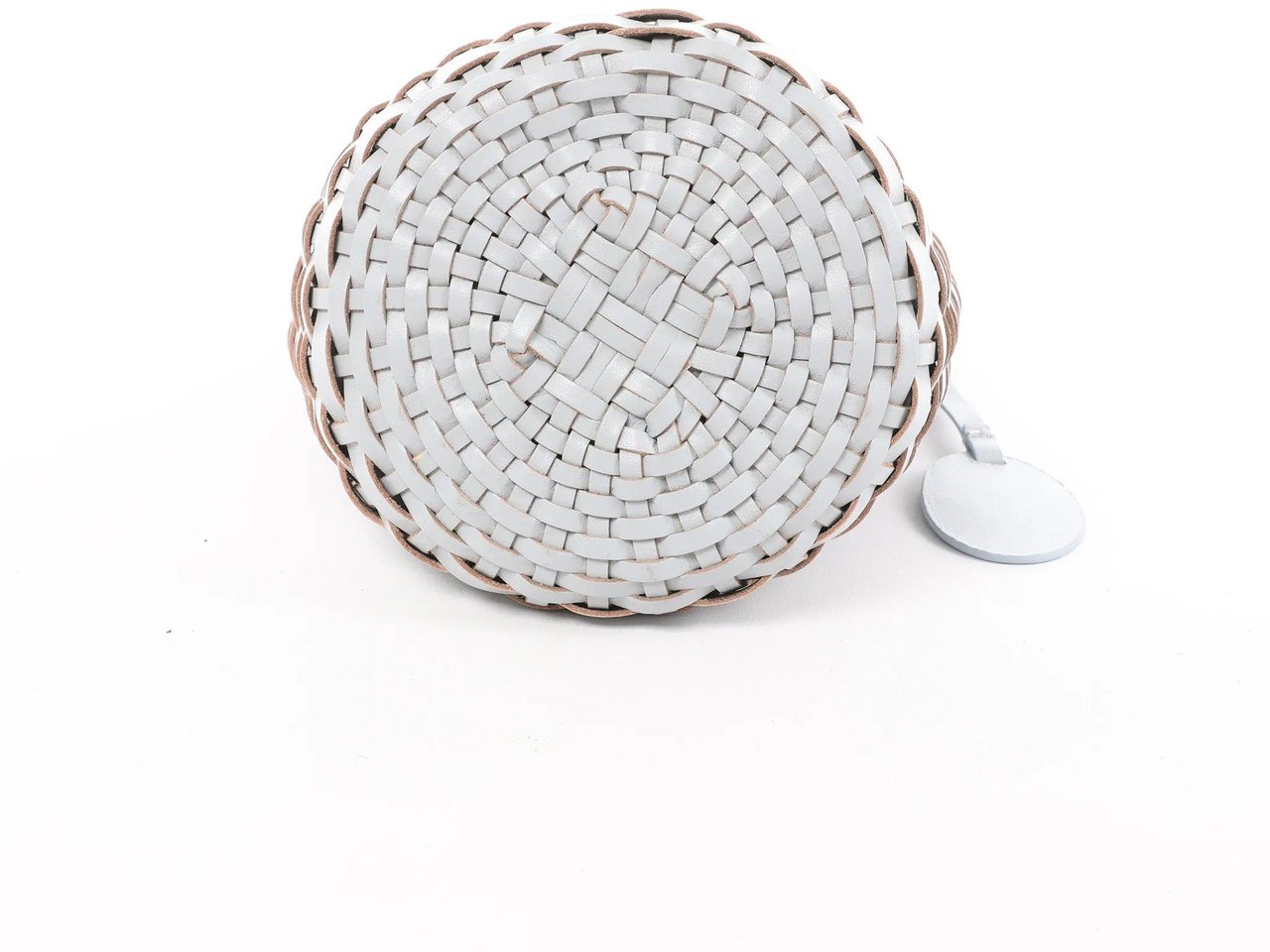 Eleventy Eleventy Top Handle Leather Handbag in Blue Blauw