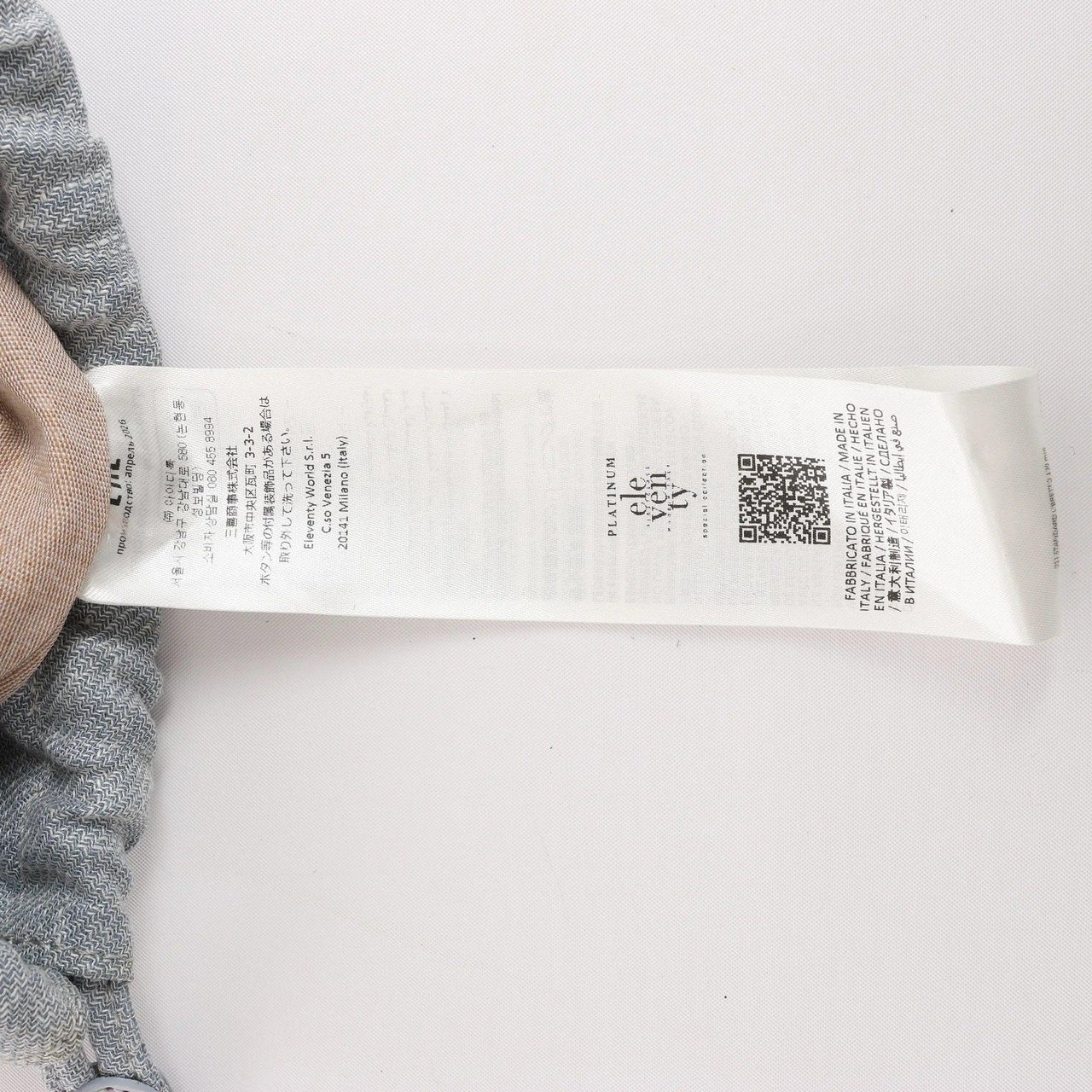 Eleventy Eleventy Top Handle Leather Handbag in Blue Blauw