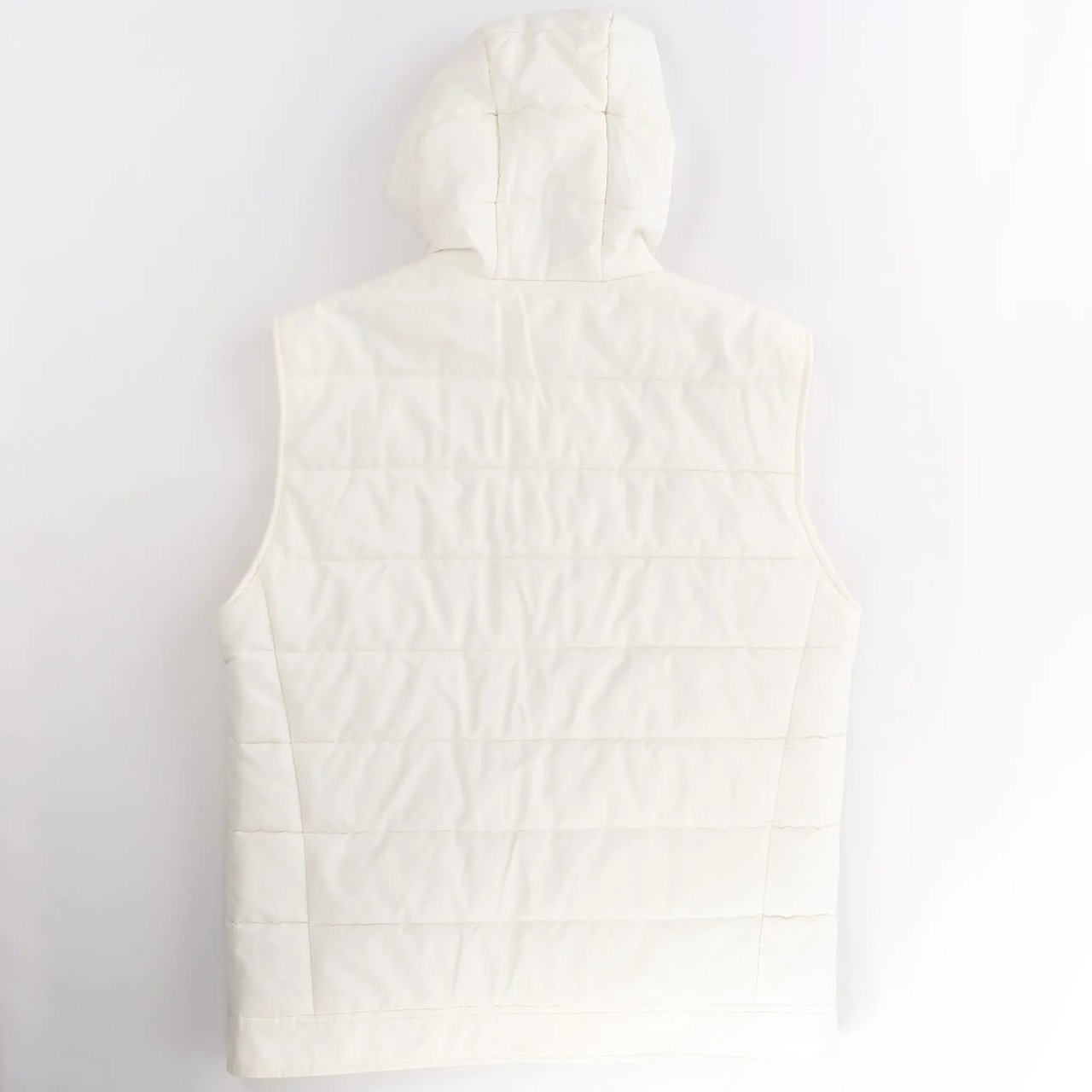 Eleventy Hooded Wool Vest in Beige, Size 50 IT Beige