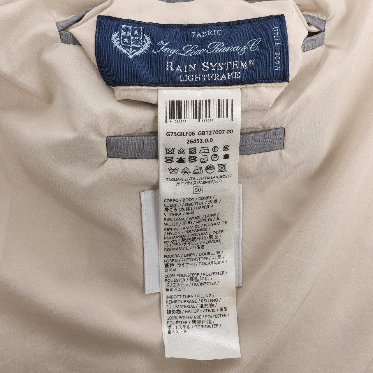 Eleventy Hooded Wool Vest in Beige, Size 50 IT Beige