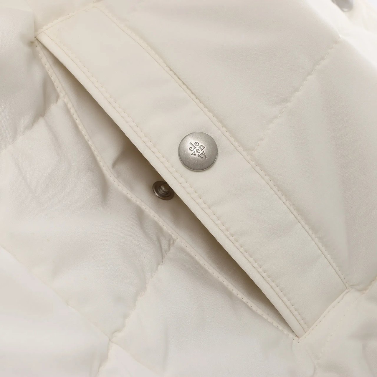 Eleventy Hooded Wool Vest in Beige, Size 50 IT Beige