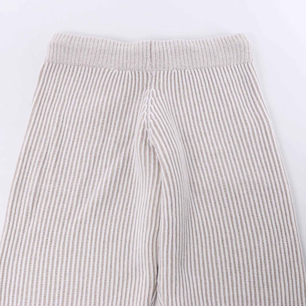 Eleventy Casual Wool Trousers in Light Gray, Size M Grijs