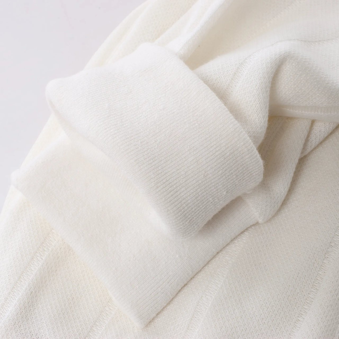 Eleventy Striped Zip-Up Sweatshirt in White, Size M Divers