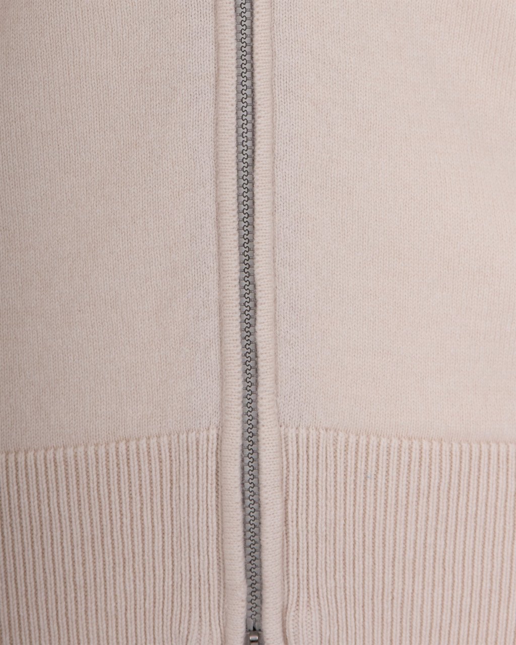 Eleventy Beige Full Zip Drawstring Cashmere Hoodie Roze