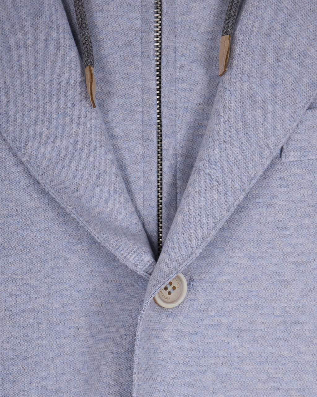 Eleventy Sugar Hooded Jacket Wit
