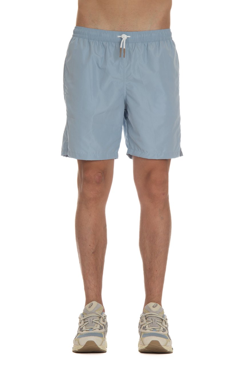 Eleventy Quick-Dry Solid Swimwear Grijs