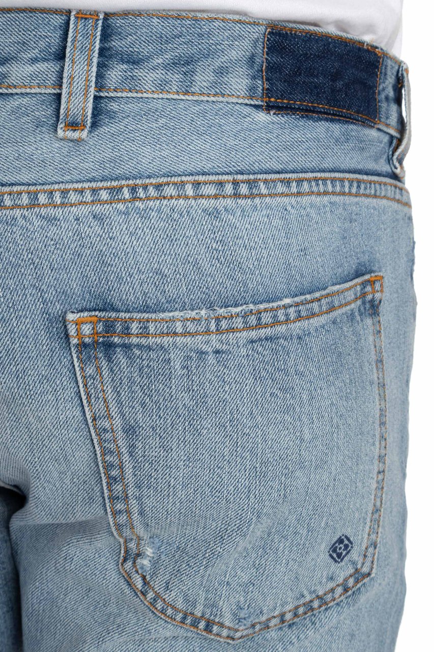 Eleventy Pure Cotton Denim Jeans Grijs