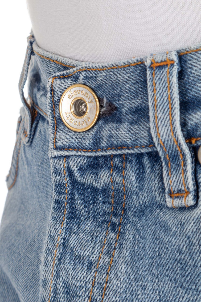 Eleventy Pure Cotton Denim Jeans Grijs
