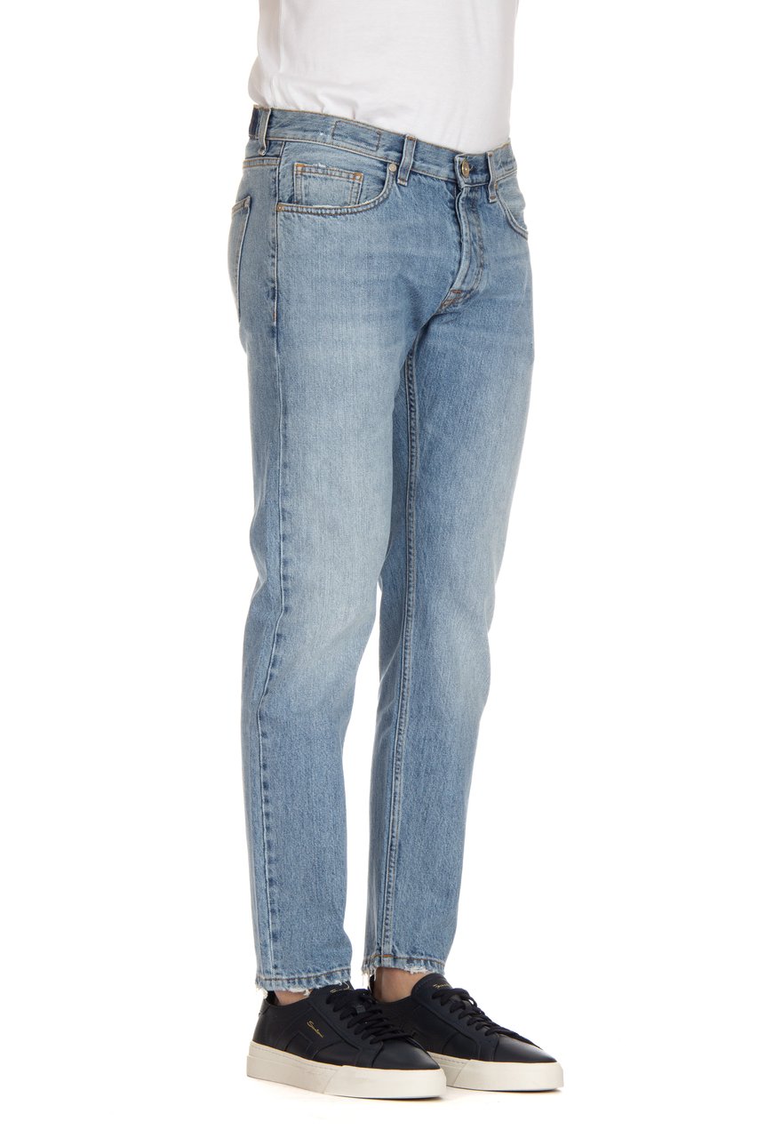Eleventy Pure Cotton Denim Jeans Grijs