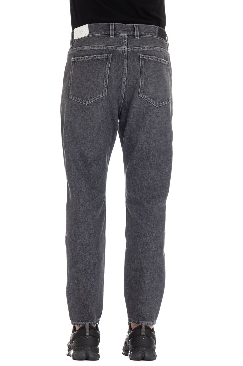 Eleventy Pure Cotton Gray Jeans Grijs