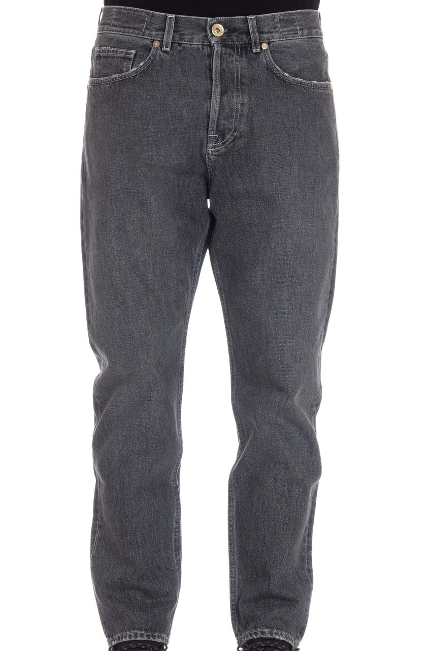Eleventy Pure Cotton Gray Jeans Grijs