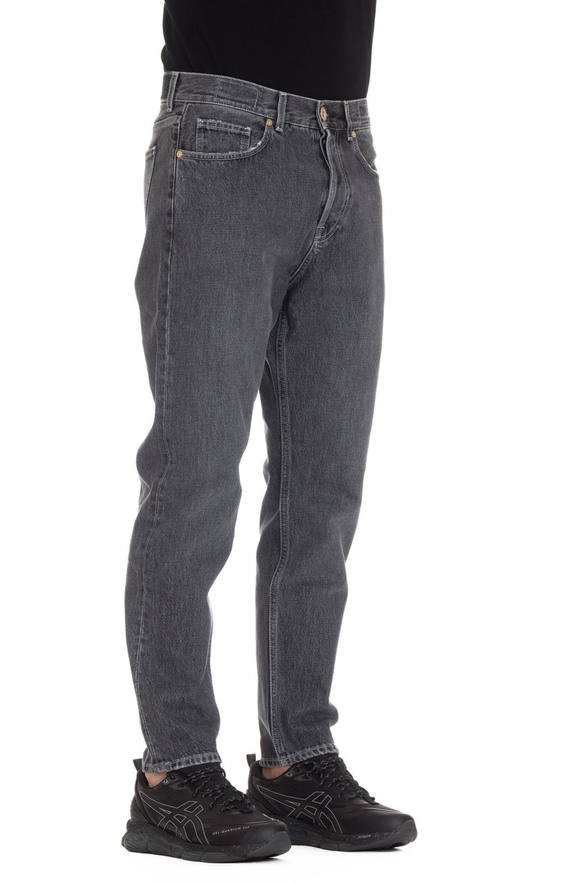Eleventy Pure Cotton Gray Jeans Grijs